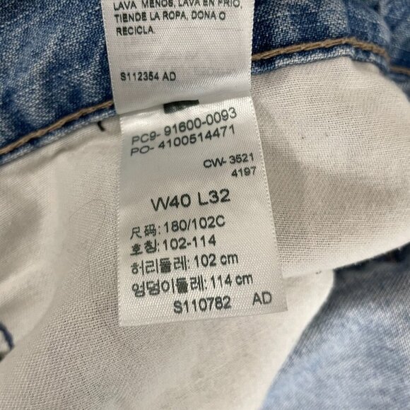 Signature by Levi Strauss Carpenter Jeans Men 40x32 Blue Light was Utility Denim - Picture 3 of 11